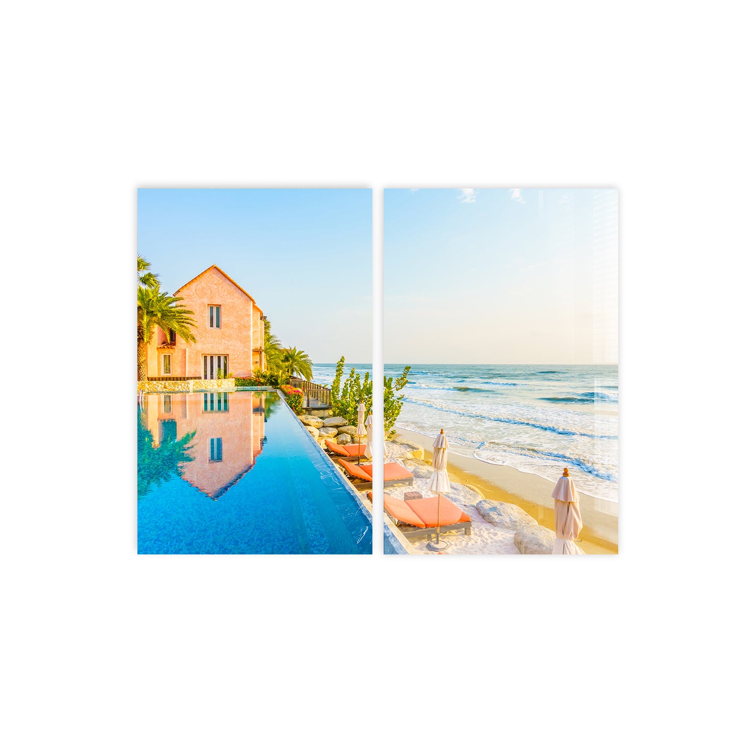 Peaceful Beach Decor - Coastal Themed Home Accessories for Relaxing Living Room & Bedroom | Perfect for Beach House, Vacation Rental & Coastal Style Decorating