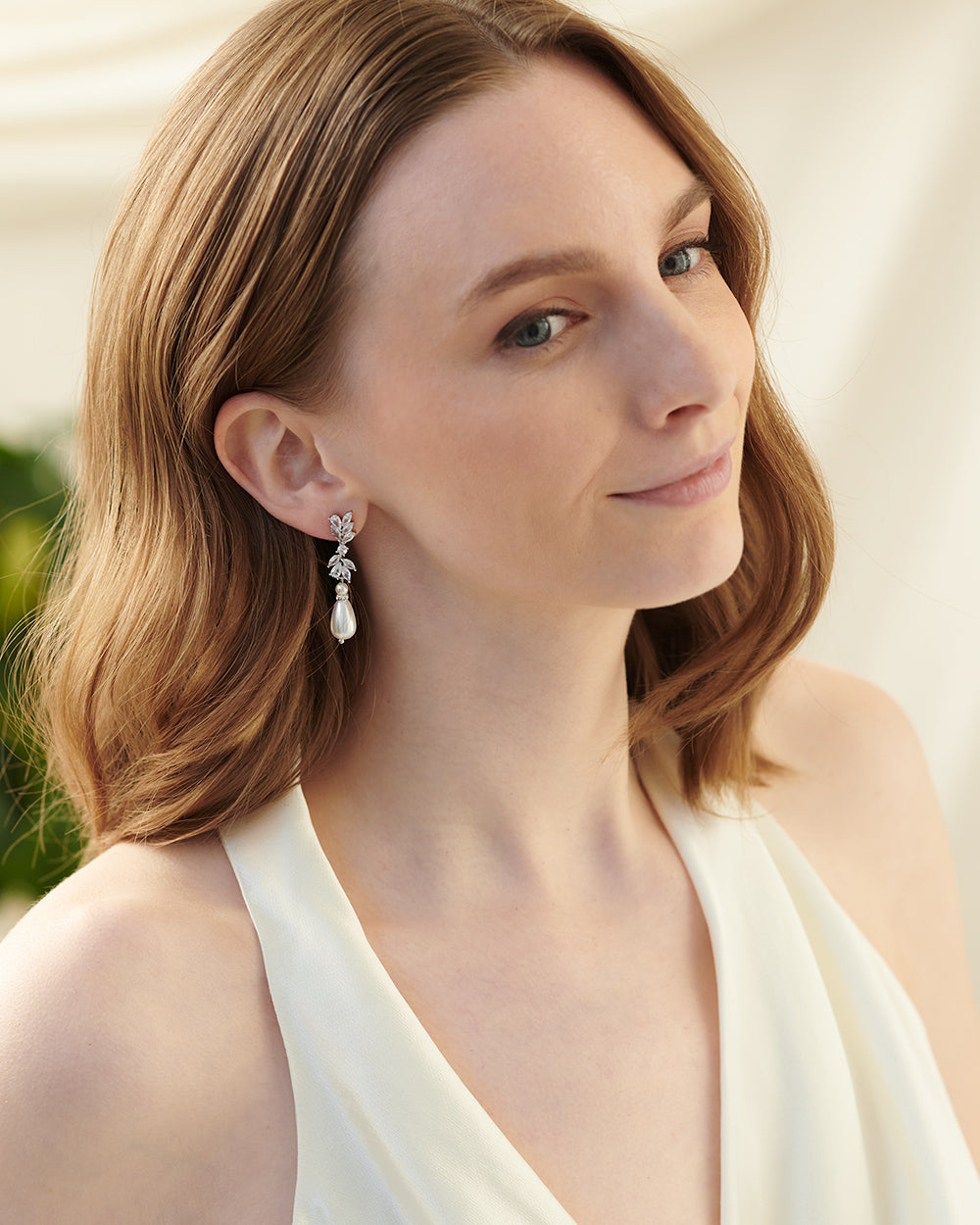 Jolene Pearl Earrings for Women - Elegant Freshwater Pearl Stud Earrings - Perfect for Weddings, Parties & Everyday Wear