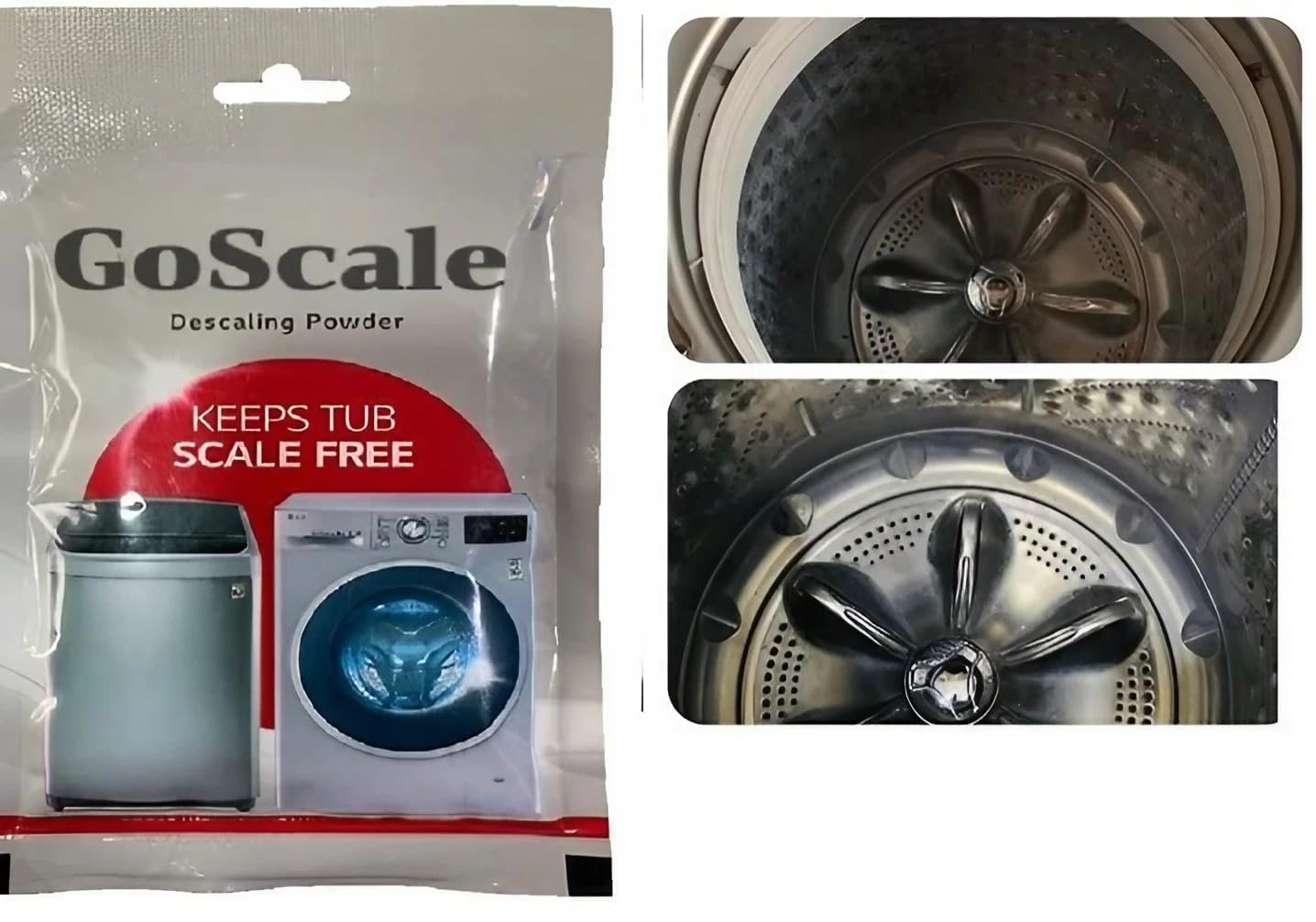 Best Washing Machine Descaler & Cleaner - Removes Limescale & Residue for All Front Load & Top Load Washers (6-Pack) - Deep Cleans Tub, Drum & Pipes for Fresher Laundry & Better Performance