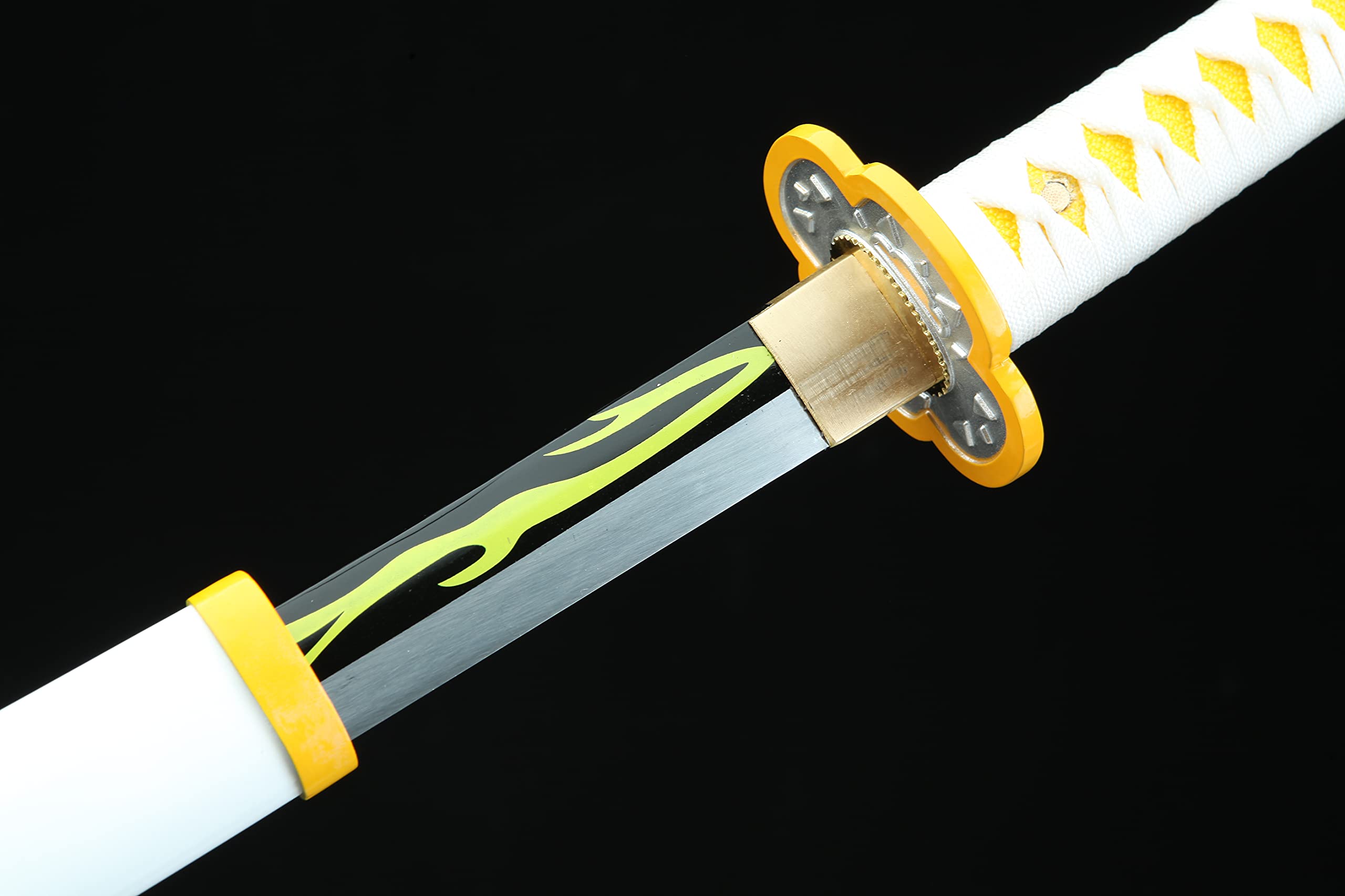 Demon Slayer Sword - Kimetsu no Yaiba Anime Replica - Tanjiro & Shinobu Cosplay Prop - High Carbon Steel Blade - Perfect for Anime Conventions, Halloween Costumes & Collector's Display