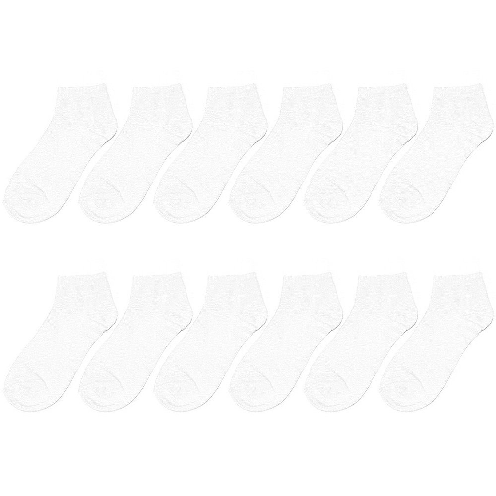 Falari 12 Pairs Women's Novelty Ankle Socks - Colorful, Comfortable & Soft Lightweight Athletic Socks for Running, Yoga & Casual Wear