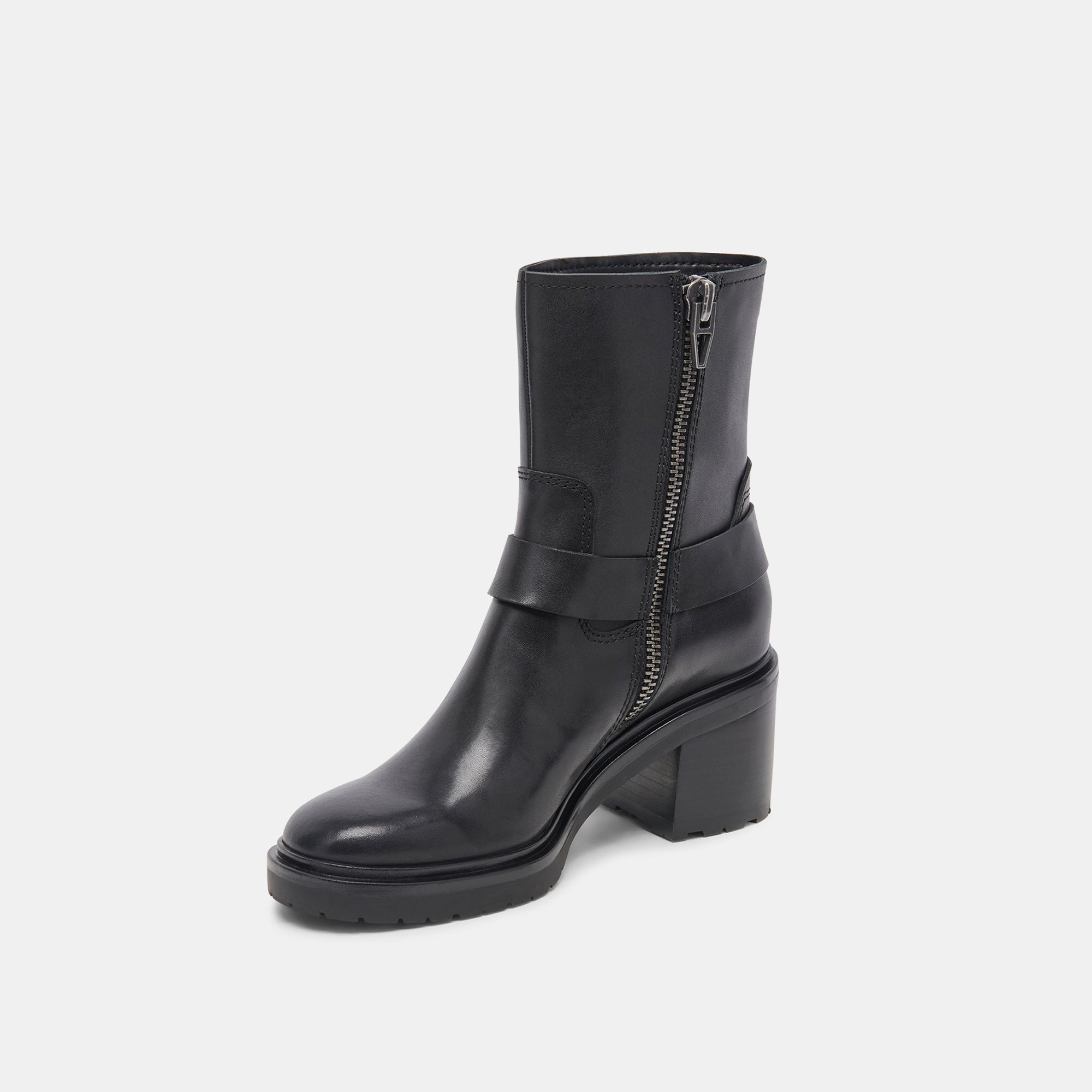 CAMROS Black Leather Boots for Women - Waterproof Ankle Boots with Comfortable Cushioning - Perfect for Outdoor Hiking, Work & Winter Fashion
