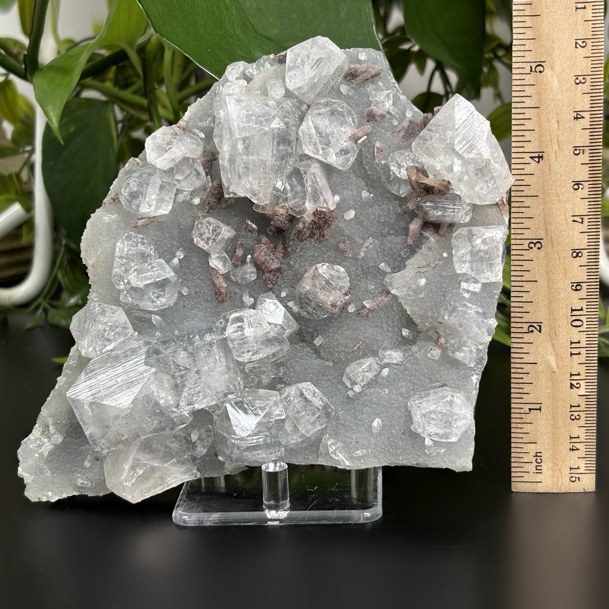 Natural Apophyllite Chalcedony Stilbite Crystal Cluster - Raw Healing Mineral Specimen for Energy Work & Meditation | Rare Sparkling Stone for Home Décor, Spiritual Cleansing & Crystal Collectors (RMI715) - Perfect for Reiki Healing, Yoga Spaces & Display Cases