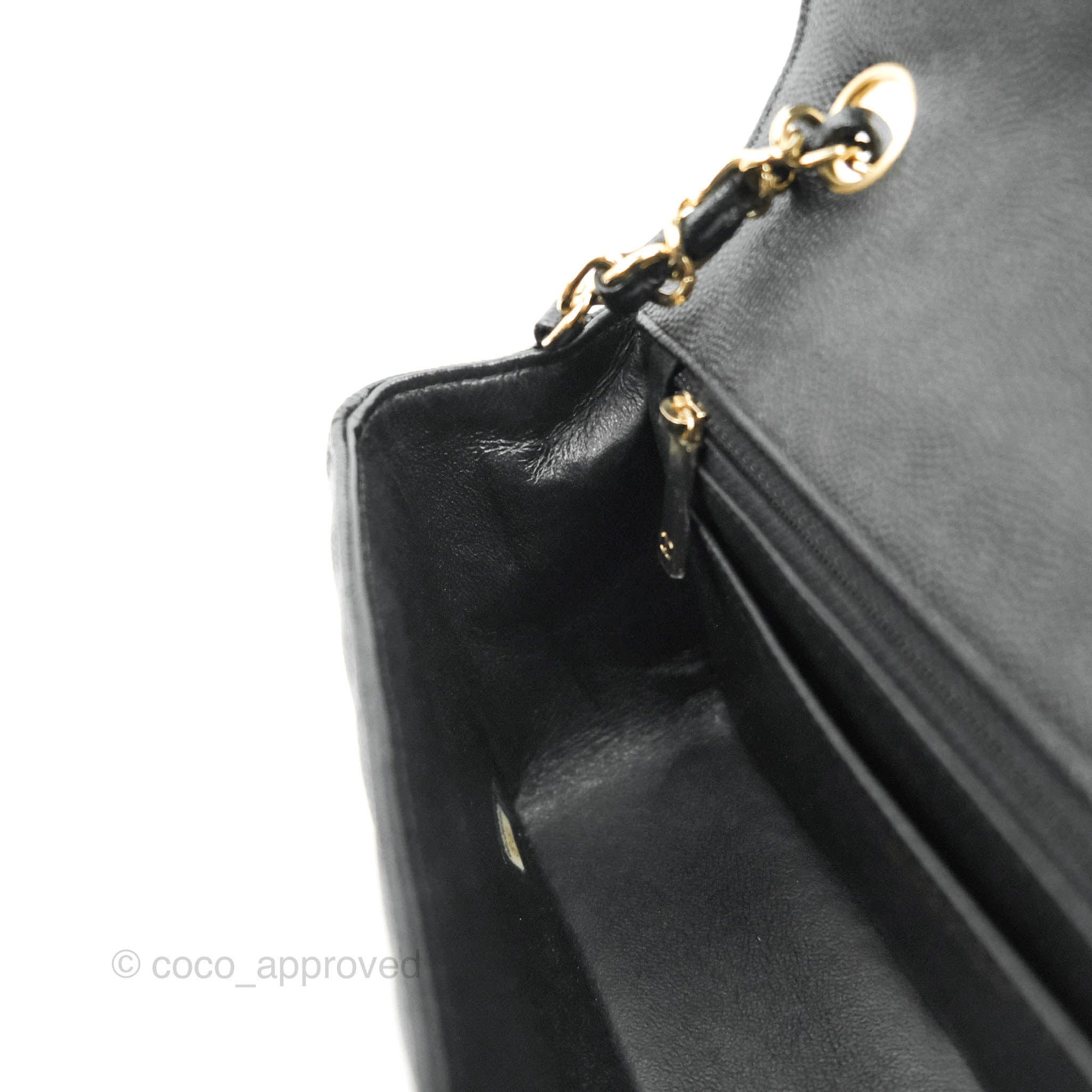 Chanel Chevron Mini Rectangular Flap Bag in Black Caviar Leather with Gold Hardware - Luxury Crossbody Purse for Women, Perfect for Evening Events & Date Nights