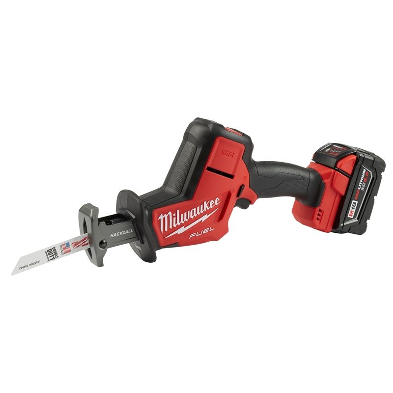 M18 FUEL 18V Brushless Cordless HACKZALL Reciprocating Saw Kit with Lithium-Ion Battery - Powerful Cutting Tool for Construction, Demolition & DIY Home Projects