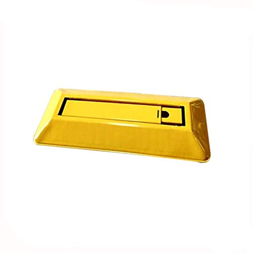 Heavy Duty Triangular Parking Lock - Metal Parking Barrier & Immobilizer for Secure Parking Lanes, Driveways & Garages - Anti-Theft Speed Bump Solution for Cars & Vehicles