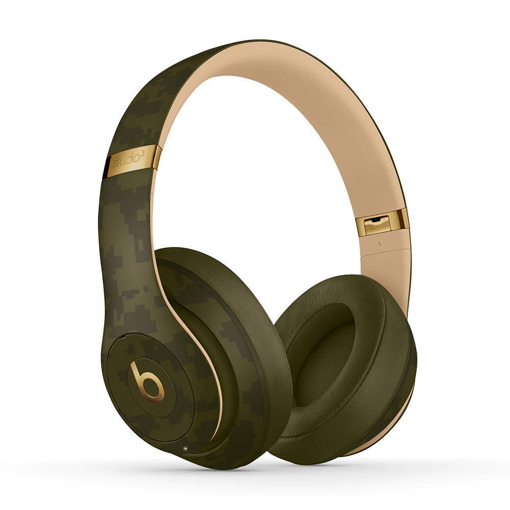 Beats Studio3 Wireless Noise Cancelling Over-Ear Headphones - Forest Green (Renewed Premium) | Bluetooth Headset with Apple W1 Chip, 22-Hour Battery for Travel, Work & Gym