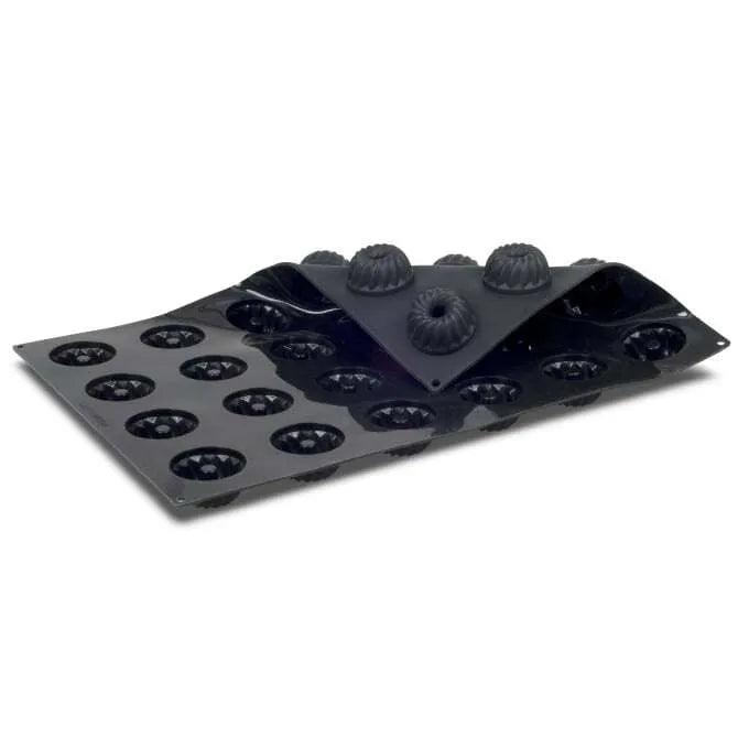 Pavoflex Silicone Mini Kugelhopf Pan - Non-Stick Baking Mold for Cakes, Muffins & Pastries - Perfect for Home Baking, Dessert Making & Holiday Treats