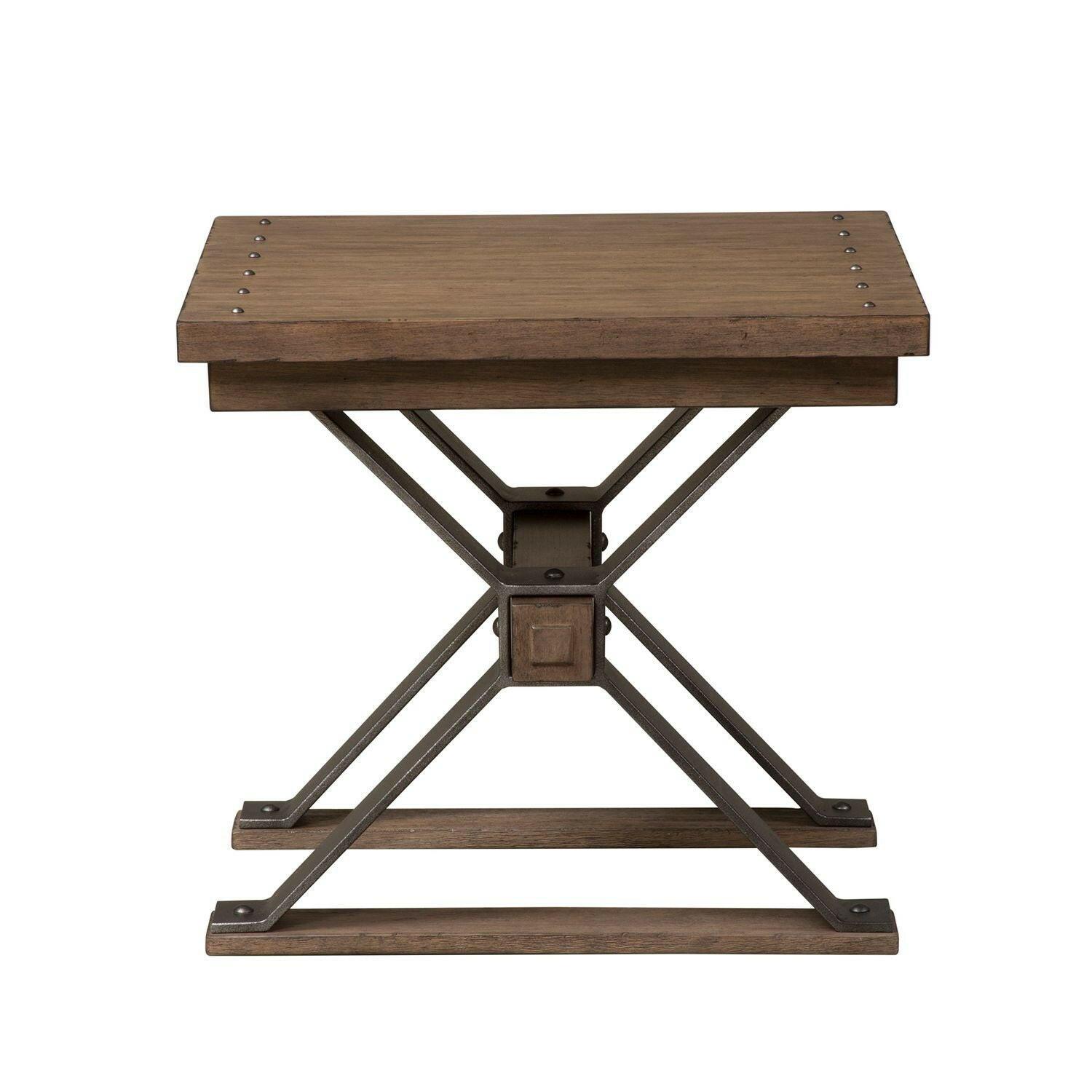 Sonoma Roads Chairside End Table 473 OT1021 - Small Side Table for Living Room, Bedroom & Office - Perfect for Holding Lamps, Books & Drinks