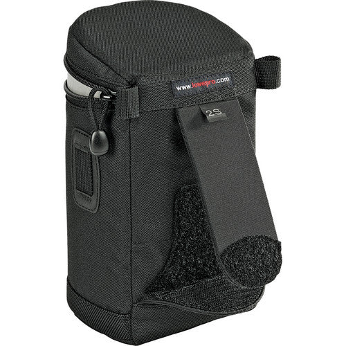 Lowepro Lens Case 2S - Protective Pouch for Mid-Range Zoom & Compact Telephoto Lenses (Black) | DSLR Camera Accessories for Travel & Outdoor Photography