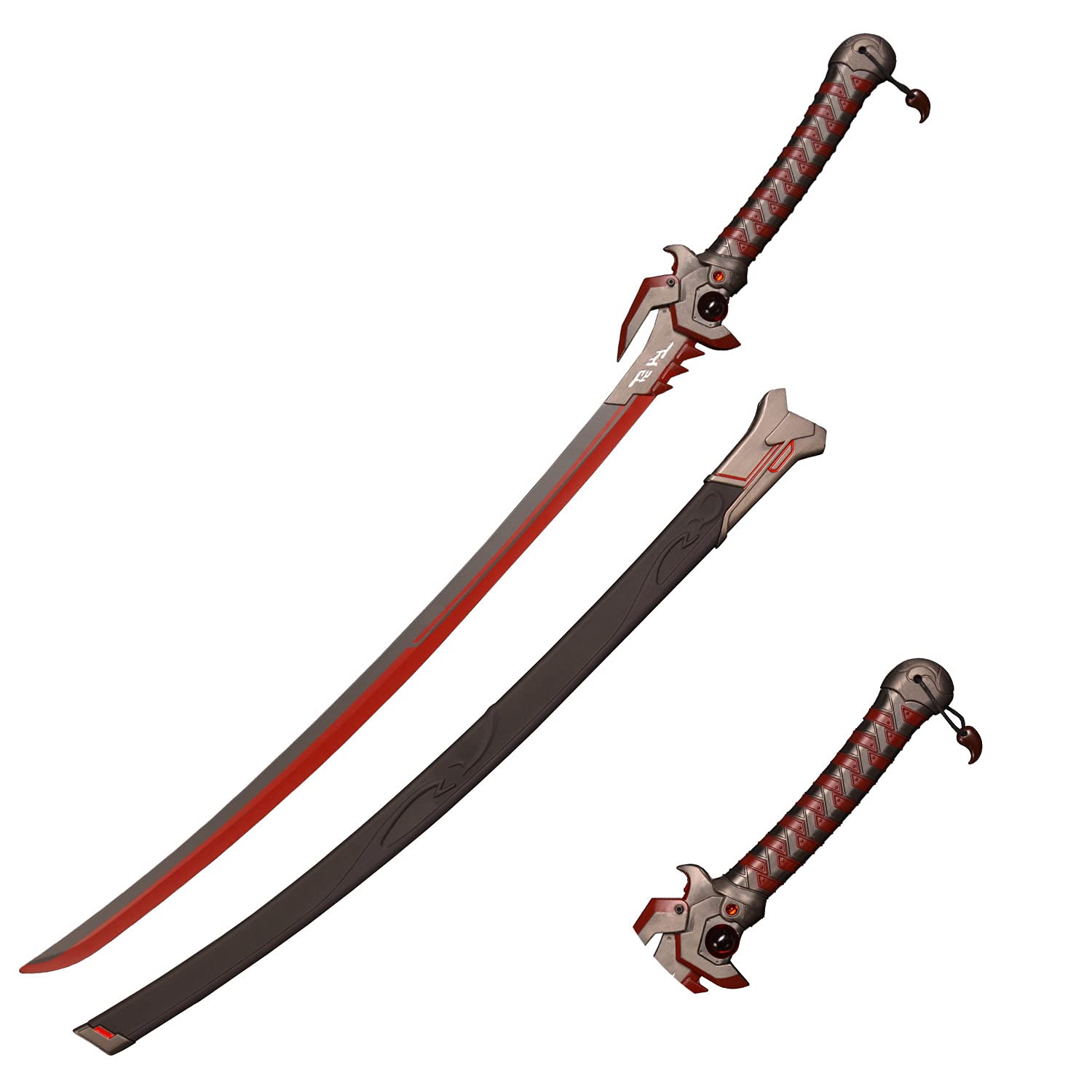 Handmade Katana Samurai Sword - Authentic Japanese Steel Blade for Cosplay, Anime Lovers & Overwatch Genji Fans | Perfect for Costume Parties, Martial Arts Training & Anime Conventions