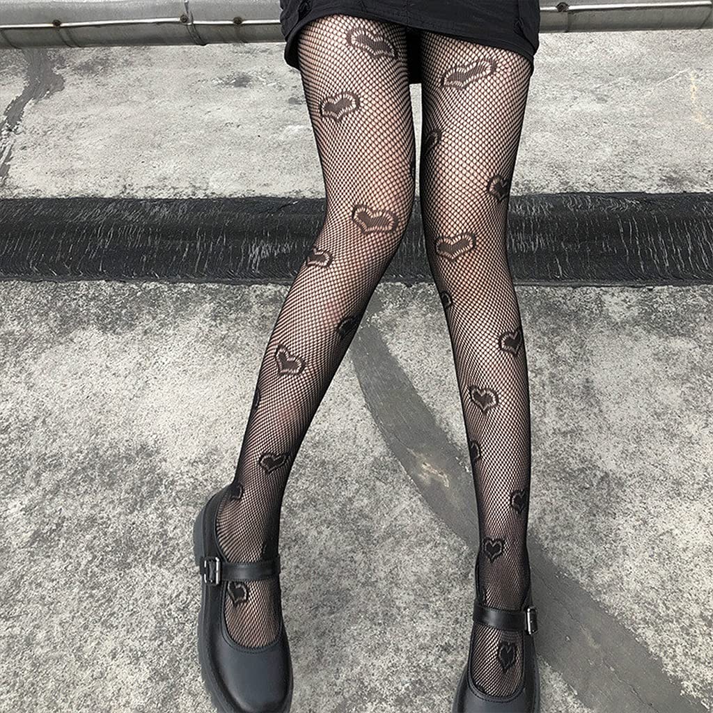 Sexy Black Hollow Out Fishnet Stockings for Women - Party & Club Wear