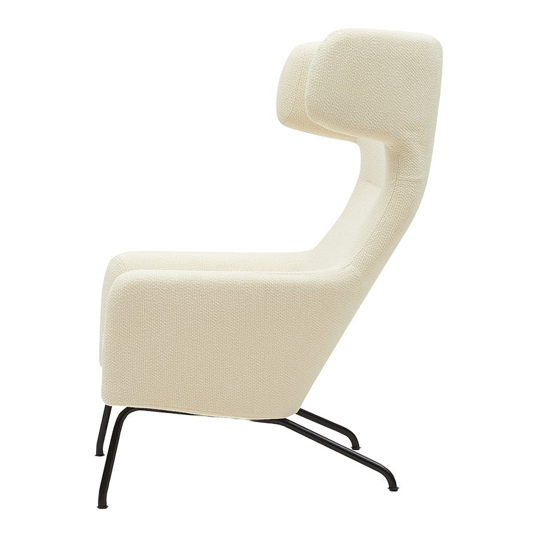 Stylish Havana Wing Chair - Mid-Century Modern Accent Chair for Living Room, Bedroom & Office - Comfortable Upholstered Lounge Chair with Wooden Legs - Perfect for Reading, Relaxing & Home Decor