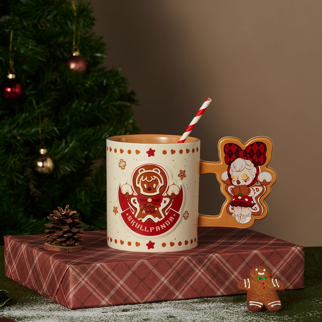 POP MART SKULLPANDA Tell Me What You Want Series Ceramic Coffee Mug - Unique Collectible Art Cup for Home, Office & Gift Giving