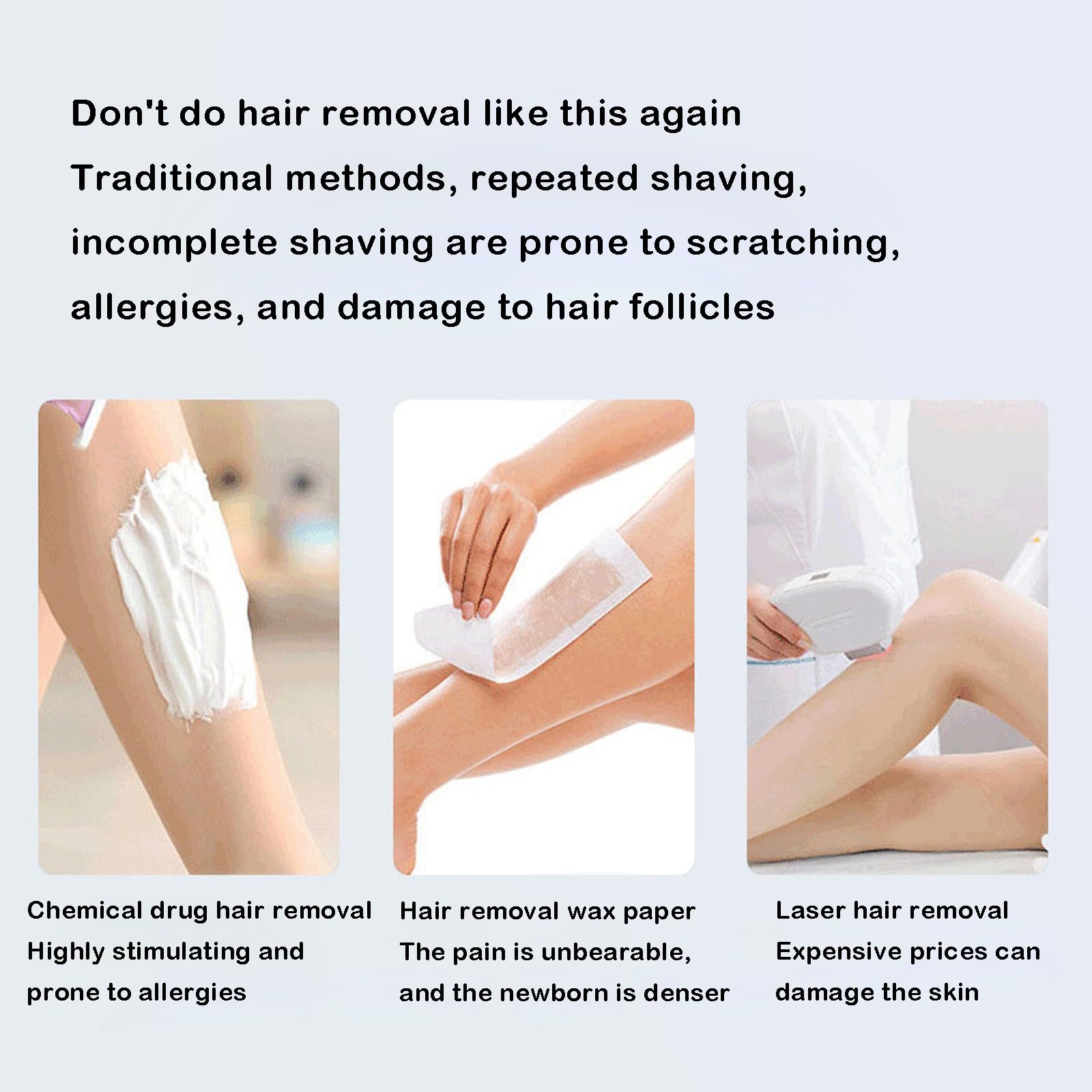 5 in 1 Electric Shaver Razor for Women - Painless Hair Remover for Face, Nose, Eyebrow, Armpit, Legs & Bikini Area | Rose Gold | Perfect for Travel, Gym & Daily Grooming