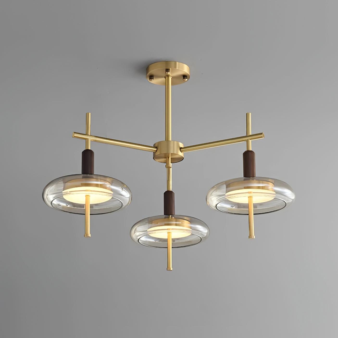 Redondo Chandelier - Modern Crystal Ceiling Light Fixture for Dining Room, Living Room & Bedroom Decor | Elegant Lighting for Home & Wedding Venues