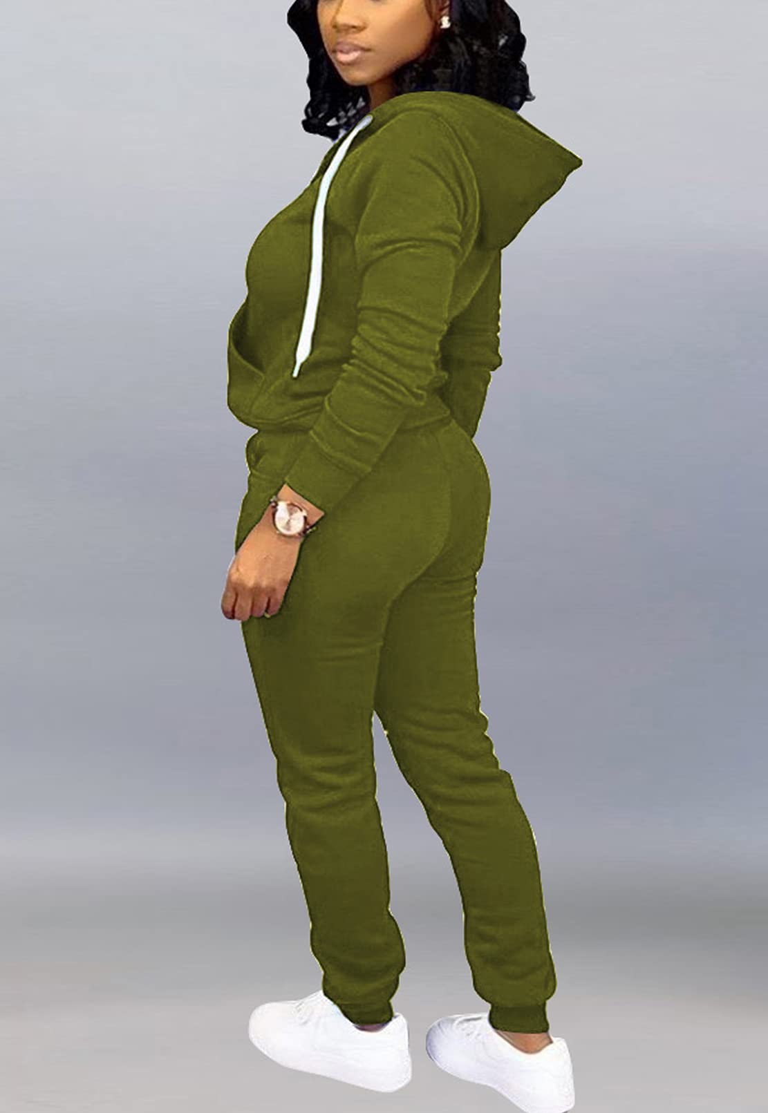 Mrskoala Women's 2-Piece Tracksuit Set - Soft Jogging Outfit with Pockets for Workout, Running & Lounge Wear - Perfect for Gym, Yoga & Casual Comfort