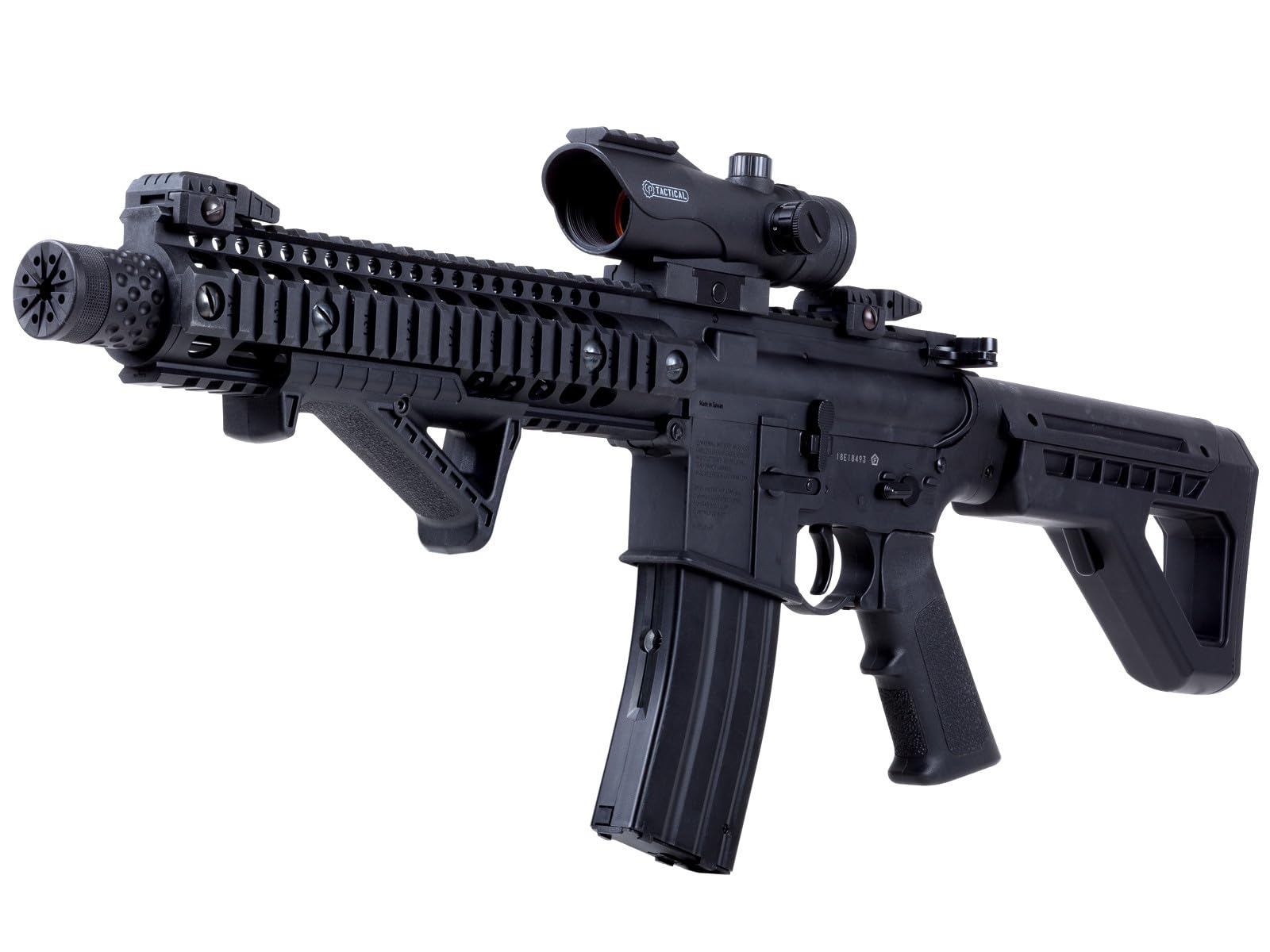 Crosman DPMS SBR Full-Auto BB Air Rifle Kit - Black | Airsoft Gun for Target Practice & Backyard Shooting | Perfect for Training, Competition & Outdoor Fun