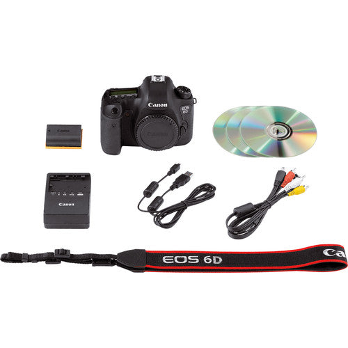 Canon EOS 6D DSLR Camera with 24-105mm f/4L Lens - Professional Full Frame Digital Camera Bundle Kit for Photography, Videography & Travel