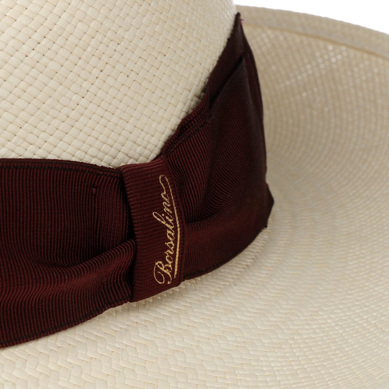 Borsalino Amedeo Bogart Panama Hat for Men - Classic Summer Straw Fedora for Outdoor, Beach & Travel - Lightweight & Breathable Sun Protection