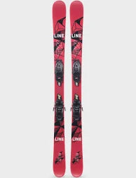 Line Wallisch Shorty Youth Skis 2025 with Marker 7.0 System Bindings - Perfect for Young Skiers & Park Riding