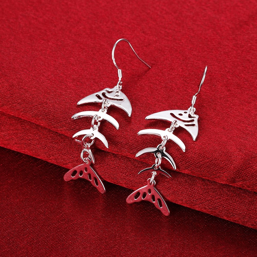 Greendou 925 Sterling Silver Plated Fish Hook Earrings - Adjustable French Wire Dangle Earrings for Women | Perfect for Parties, Weddings & Everyday Wear