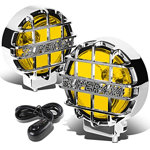 Chrome Housing Amber Lens