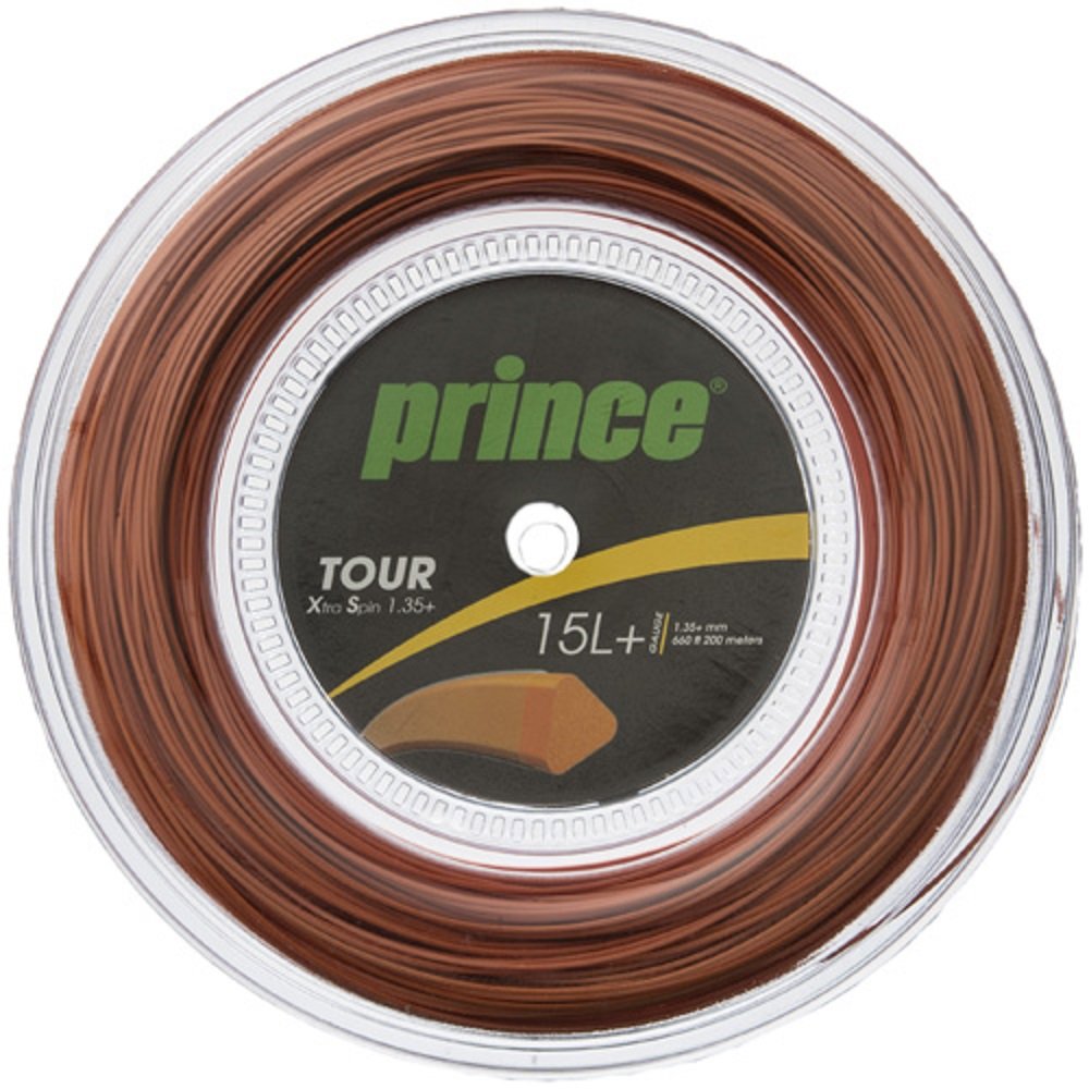 Tour XS 1.35+ Tennis String Reel - Orange Color High Performance Polyester String for Tennis Rackets | Perfect for Competitive Play & Stringing Machines