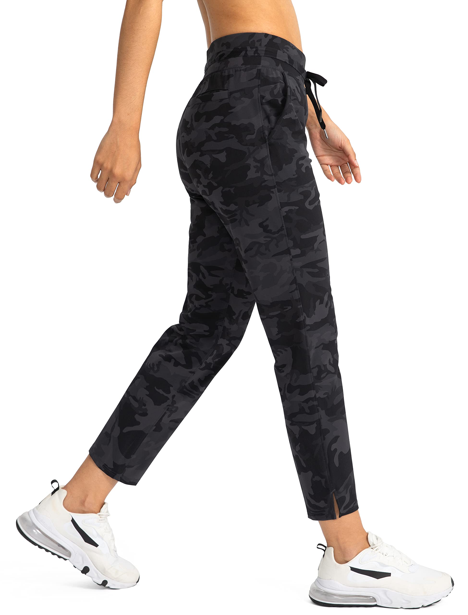 Soothfeel Women's High Waisted Sweatpants - 7/8 Length Stretchy Athletic Pants with 4 Pockets for Travel, Workout, Golf & Casual Wear | Perfect for Running, Yoga & Everyday Comfort