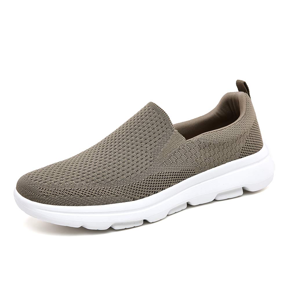 TIOSEBON Men's Breathable Mesh Slip-On Loafers - Lightweight Walking Shoes for Work, Driving & Tennis | Comfortable Casual Sneakers for Everyday Wear
