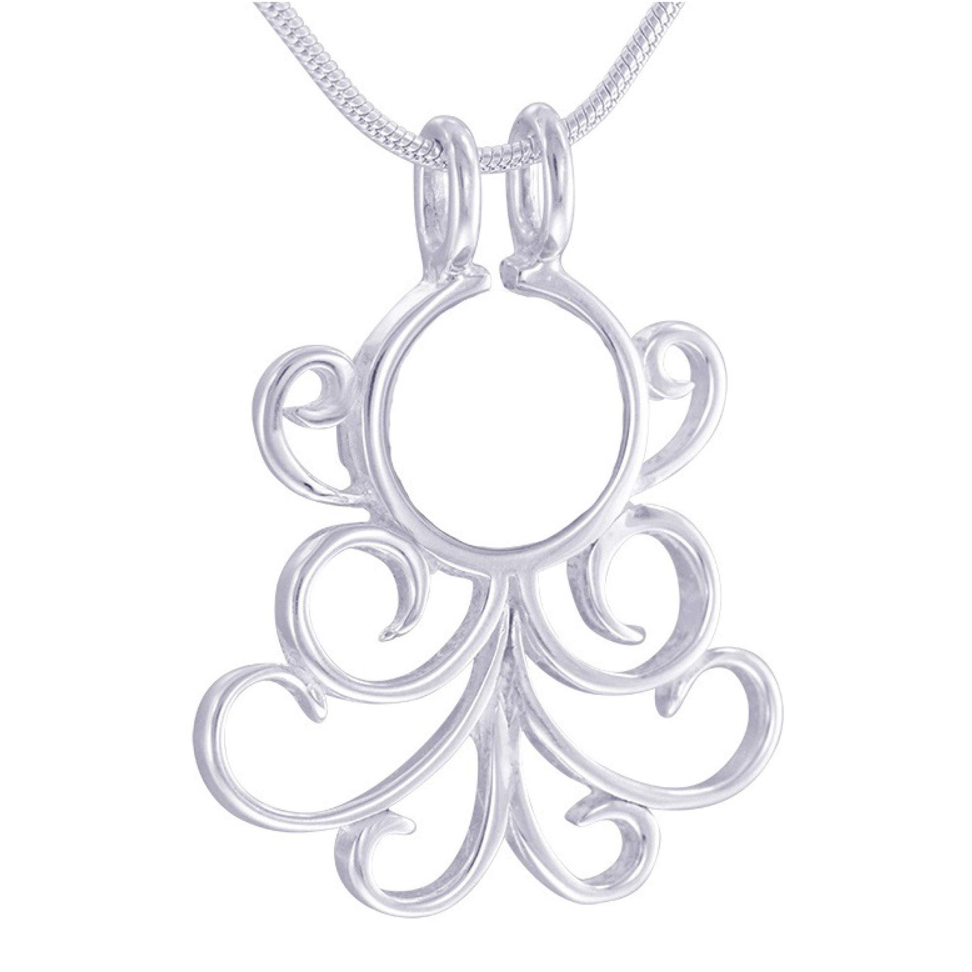 GAYM Fancy Octopus Pendant with Interchangeable Marble Charms - Handmade Jewelry Accessory for Women (Necklace Not Included) - Perfect for Parties, Gifts & Boho Fashion