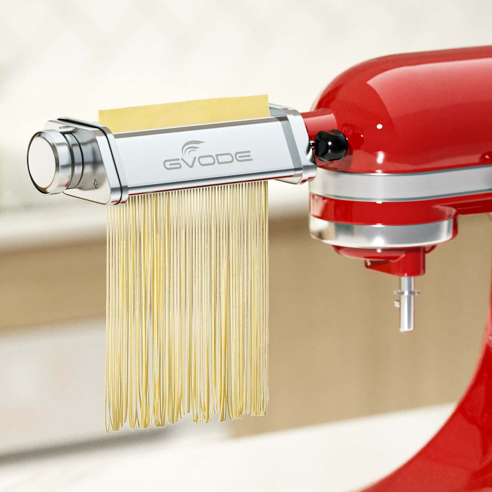 KitchenAid Stand Mixer Pasta Maker Attachment Set - 3-Piece Stainless Steel Pasta Roller, Spaghetti & Fettuccine Cutter | Perfect for Homemade Italian Pasta, Lasagna & Noodle Dishes