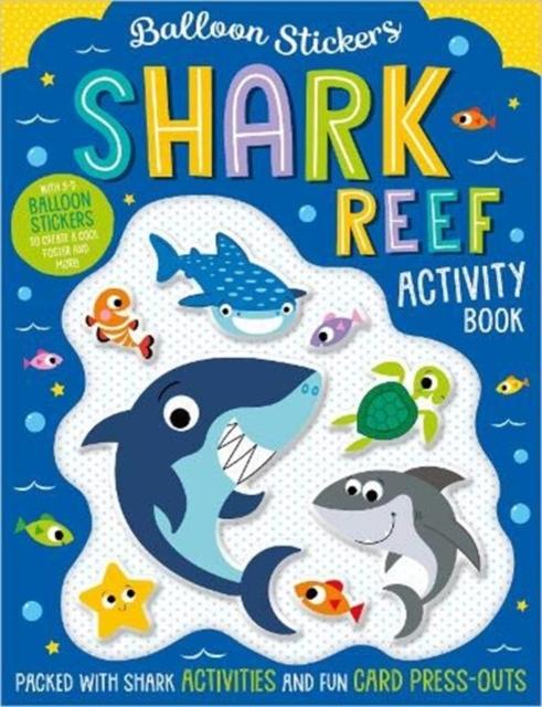 Shark Reef Activity Book with Balloon Stickers - Fun Underwater Adventure for Kids, Perfect for Birthday Parties & Ocean-Themed Classroom Activities
