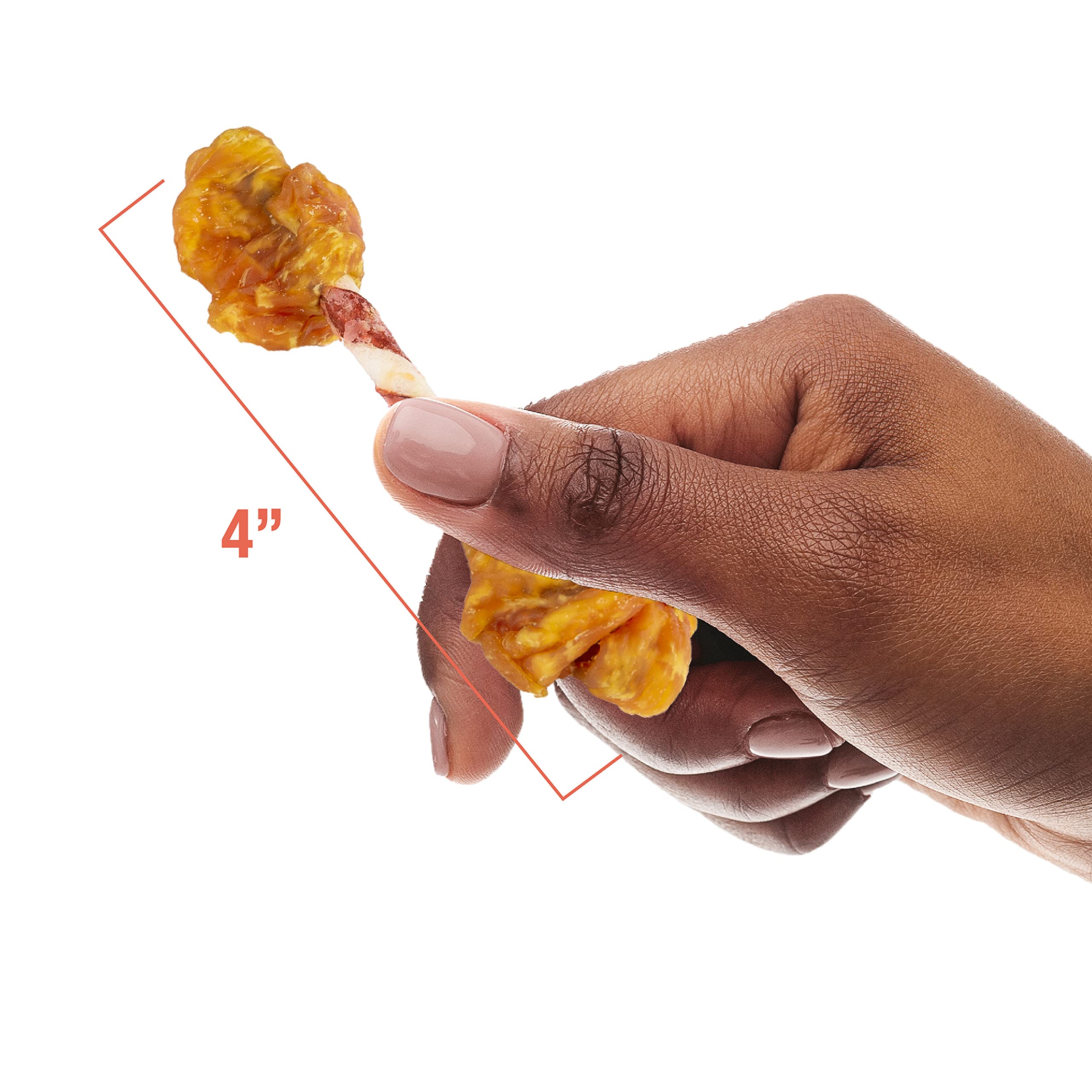 Premium Triple Flavor Double Pops Dog Treats with Chicken - 5.5oz Gourmet Chews for Small & Large Dogs - Perfect for Training, Rewards & Dental Health