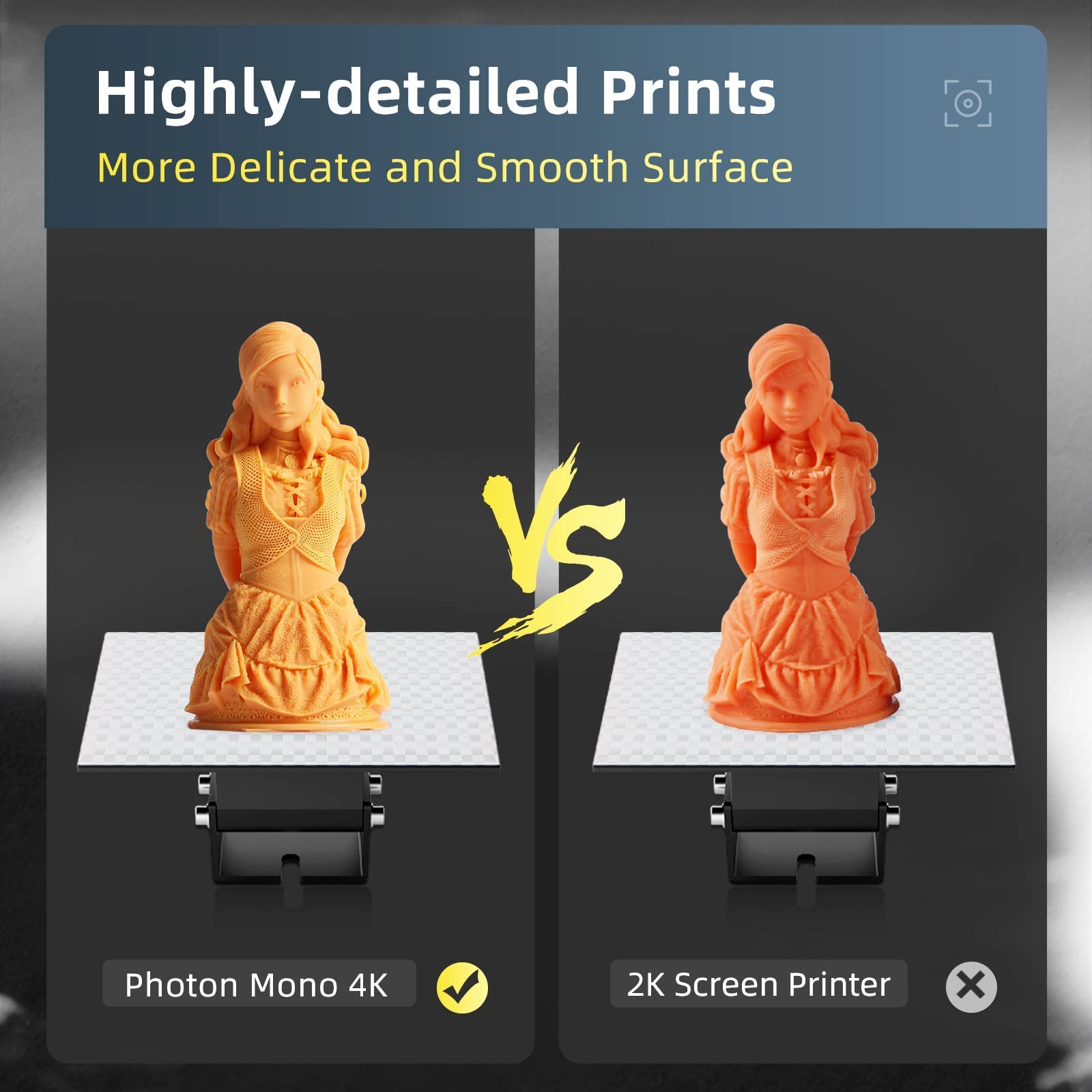 ANYCUBIC Photon Mono 4K LCD Resin 3D Printer with 6.08