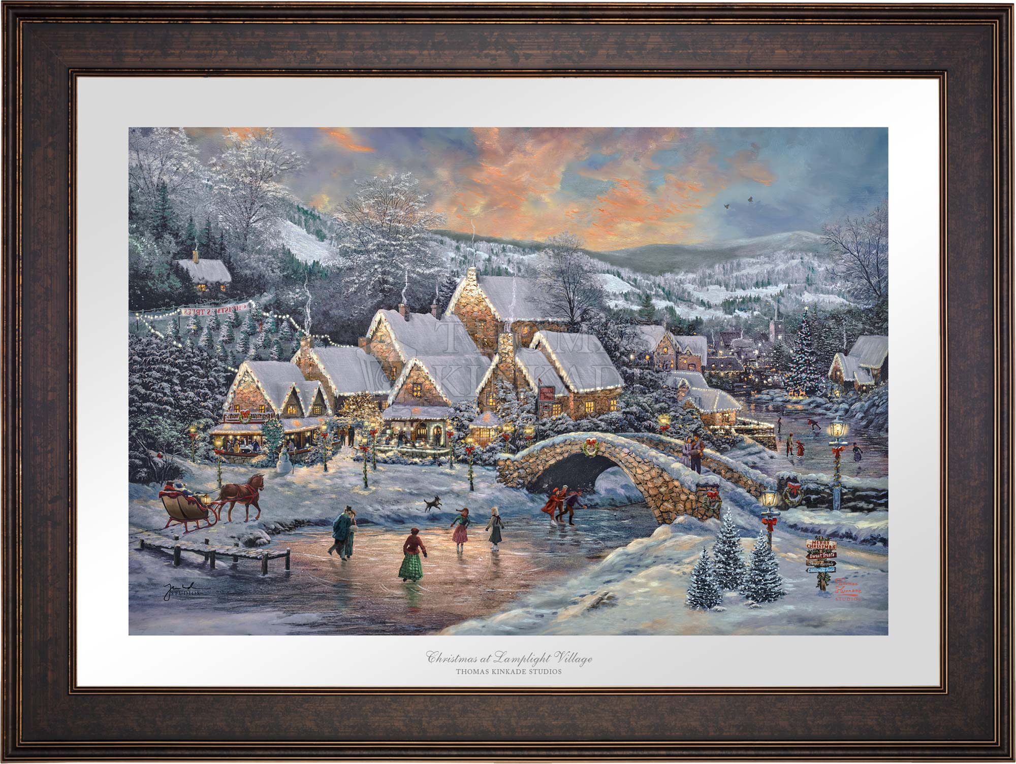 Lamplight Village Christmas Limited Edition Paper - Holiday Scrapbooking, Card Making & DIY Decorations for Festive Crafting