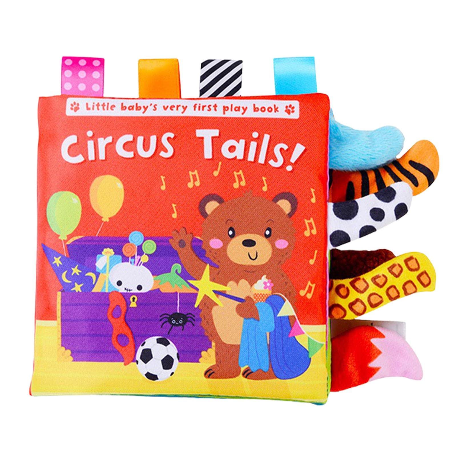 Soft Cloth Books for Babies - Interactive Early Learning & Sensory Toy for Infant Boys and Girls | Perfect for Tummy Time, Bedtime Stories & First Educational Play