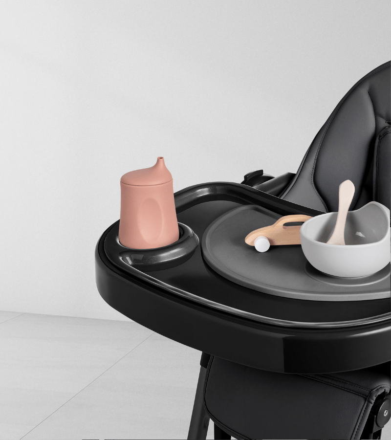 Silver Cross Gourmet High Chair - Adjustable Baby Feeding Chair with Removable Tray & Safety Harness - Perfect for Dining, Weaning & Toddler Mealtime