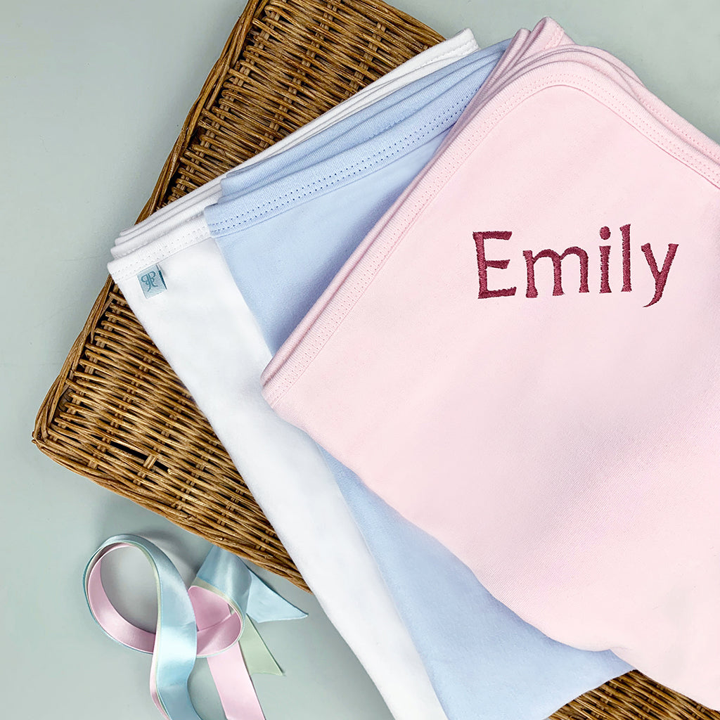Personalized Hand-Tied Baby Clothes Bouquet with Soft Snuggle Wrap - Perfect for Newborn Gifts, Baby Showers & Gender Reveal Parties
