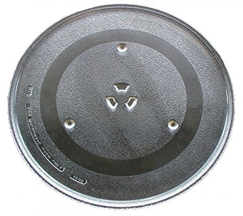 GE Microwave Glass Turntable Plate Replacement - 14 1/8 Inch WB39X10038 Model for Smooth Cooking | Perfect for GE Microwave Ovens & Easy Food Rotation