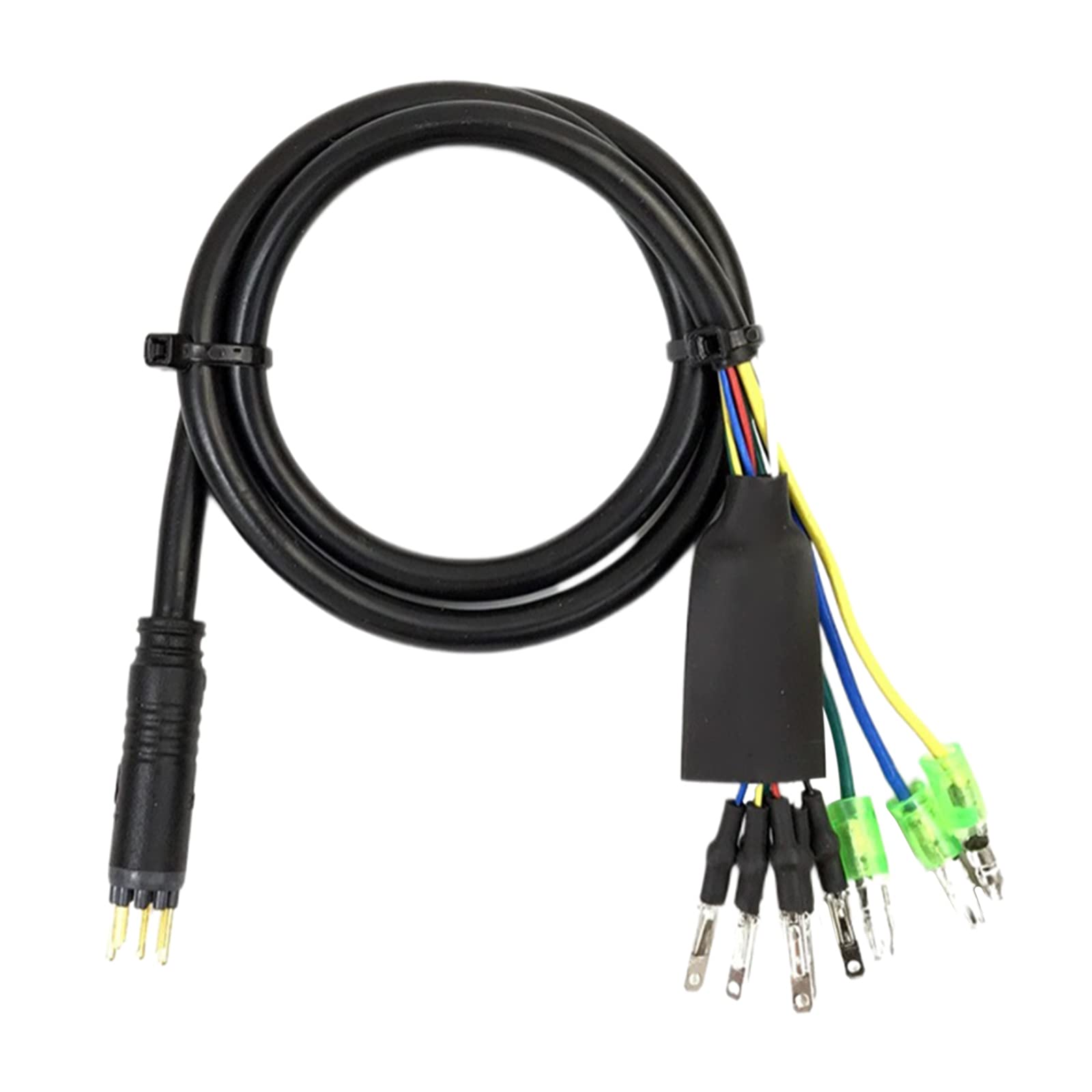 SM SunniMix 9-Pin Waterproof Electric Bicycle Motor Adapter Extension Cable - Male Connector Wire for E-Bike Conversion Kits | Durable Parts & Accessories | Perfect for DIY E-Bike Upgrades & Motor Repairs