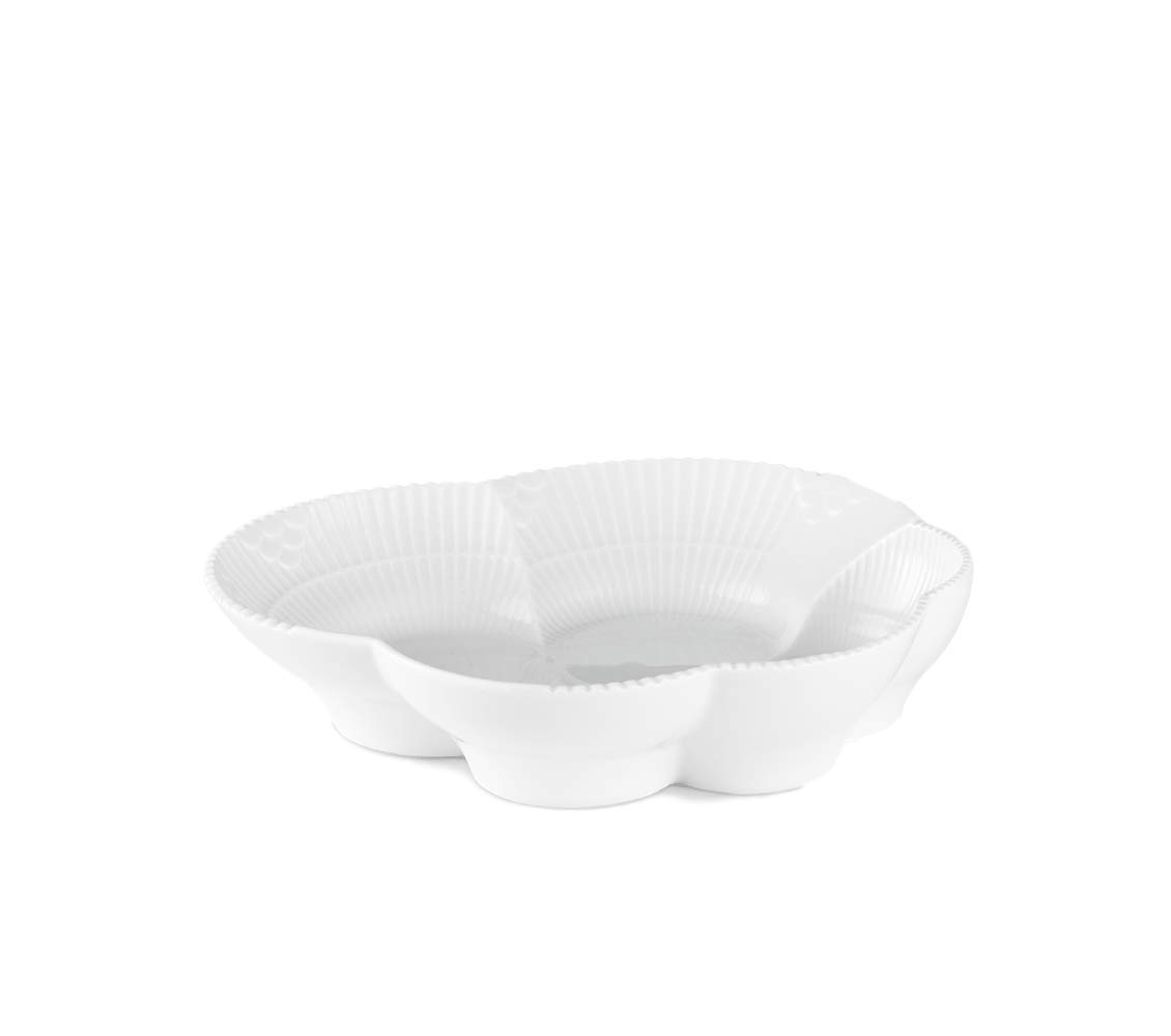 Royal Copenhagen 1017068 White Elements Porcelain Dinner Plate 7.5 Inches (19 cm) - Elegant Wedding Gift, Anniversary Present & Fine Dining Tableware for Special Occasions