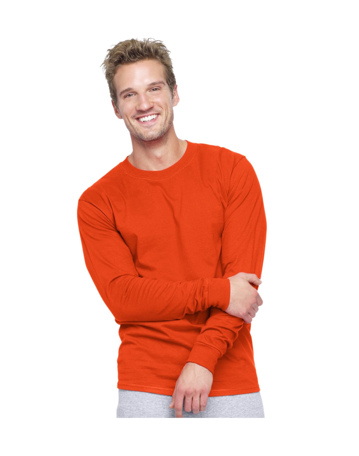 Hanes Men's Classic Cotton Crewneck T-Shirt - Soft Comfort Fit Casual Tee for Everyday Wear, Gym, and Lounge
