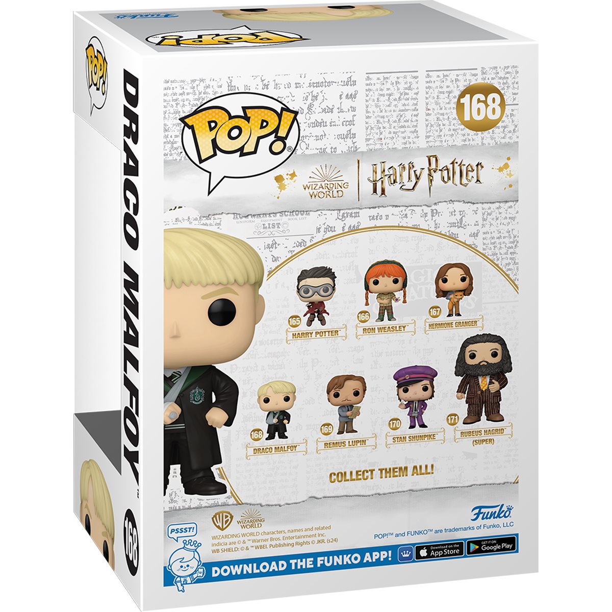 Harry Potter Funko Pop! Vinyl Figure #168 - Draco Malfoy with Broken Arm | Collectible Movie Character Toy | Perfect for Harry Potter Fans, Pop Culture Collectors, and Gift Giving
