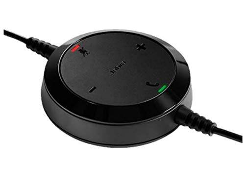 Jabra Evolve 20 UC Stereo Wired Headset with Microphone - Noise Cancelling Office Headphones for Calls & Music (Black) - Perfect for Remote Work, Video Conferencing & PC Gaming
