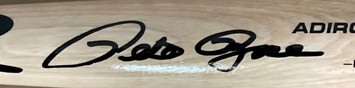 Pete Rose Cincinnati Reds Autographed Tan Rawlings Pro Baseball Bat with JSA COA - Perfect for Collectors, Sports Memorabilia Display & Fan Cave Decor