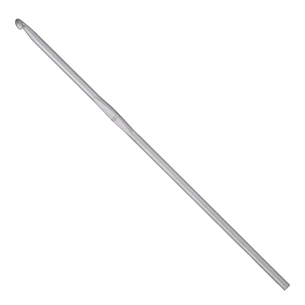 Addi Aluminium Crochet Hook Size US 10 (6.00mm) - Premium Ergonomic Crochet Needle for Yarn Crafts - Perfect for Knitting, Amigurumi, and DIY Projects