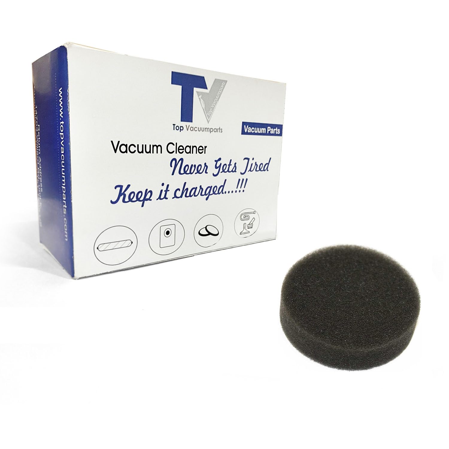 Original Kirby Vacuum Cleaner Sponge Filter Replacement Part #307389S - Compatible with Kirby Vacuums for Pet Hair, Dust & Allergen Removal - Perfect for Home Cleaning & Maintenance