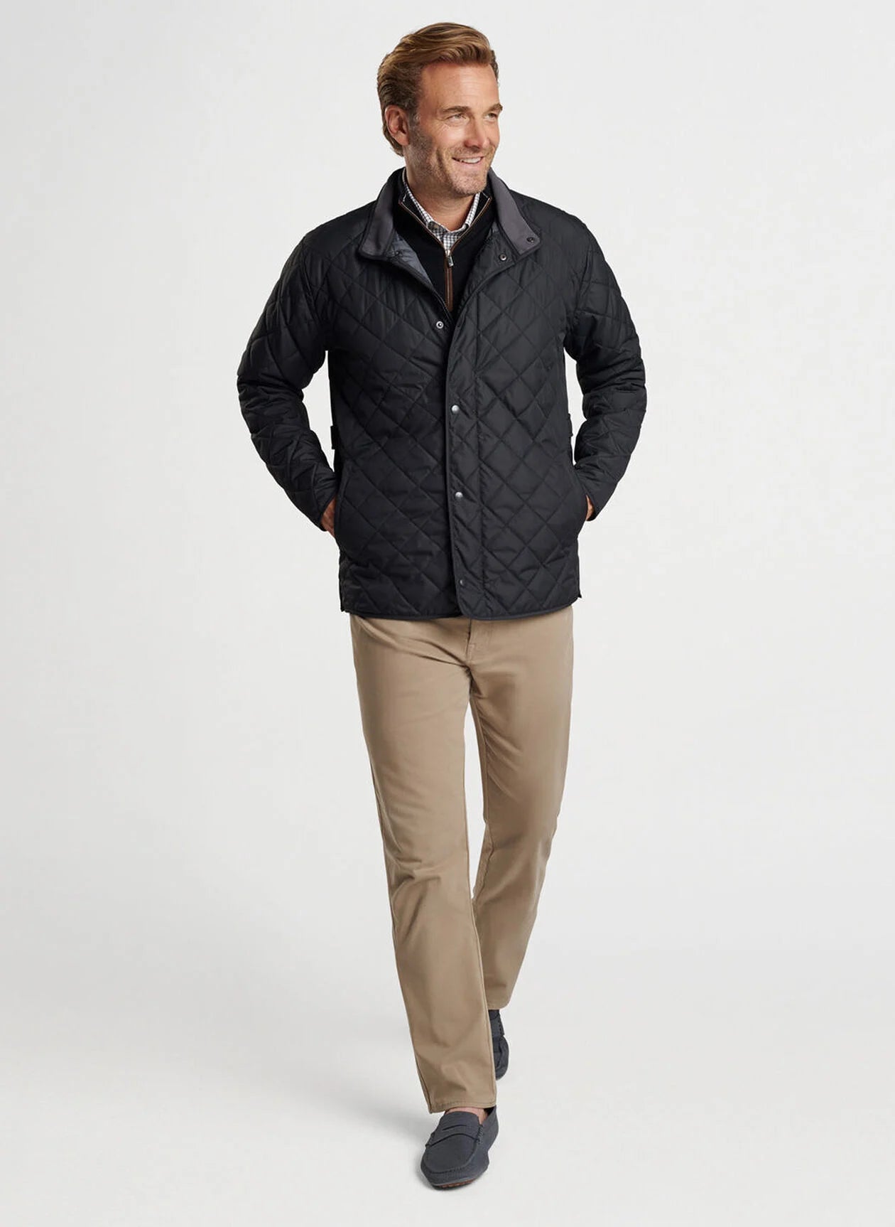 PETER MILLAR SUFFOLK COAT - Premium Men's Winter Jacket, Waterproof & Windproof Outerwear for Business & Casual Wear | Perfect for Office, Travel & Outdoor Activities