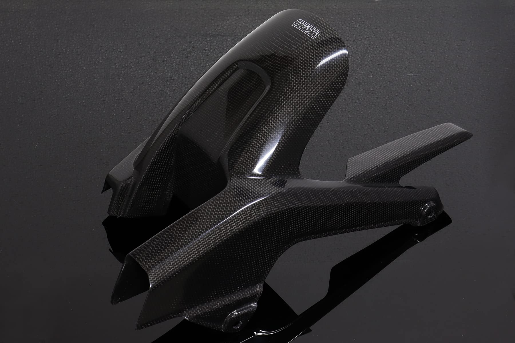 Carbon Fiber Rear Hugger Fender for 2022-2023 Honda Grom RR (BPCH-7048) - Lightweight Motorcycle Protection for Street & Track Riding